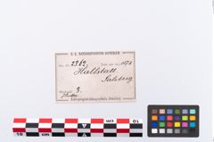 Etikett zu Keramikgefäß (NHMW-PRAE-002362)